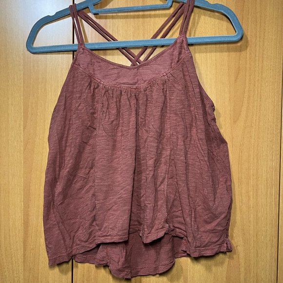Burnt Orange strappy tank top - Picture 3 of 6